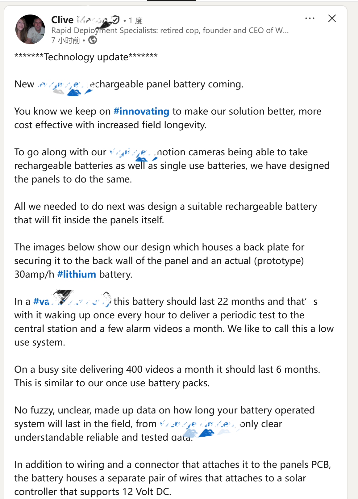 Kundenfeedback zur maßgeschneiderten Akkulösung von VTCBATT