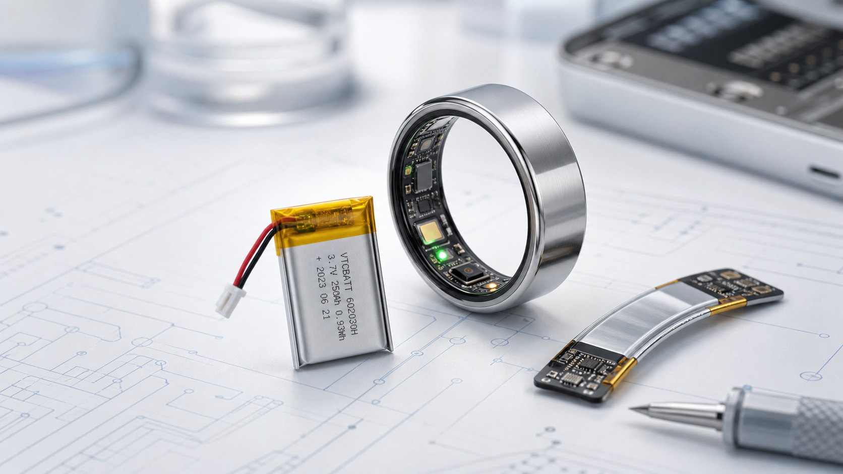 VTCBATT-Miniaturbatterien für tragbare Geräte, Tracker und Smart Locks