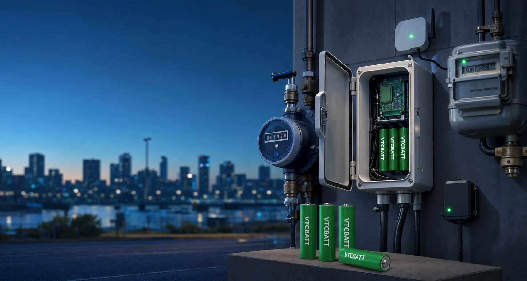 VTCBATT-Batterien mit langer Standby-Zeit für intelligente Messsysteme und Fernüberwachung